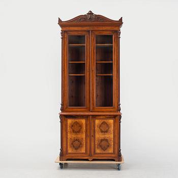 A book cabinet, 1870's.