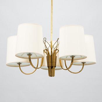 Paavo Tynell, A mid-20th century '9031' chandelier for Taito, Finland.