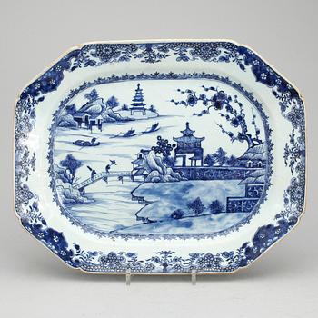 STEKFAT, porslin, Qianlong, Kina 1700-tal.