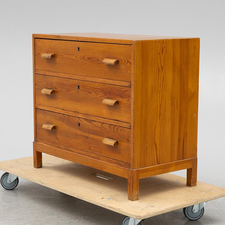 Chest of drawers, functionalist, circa the mid-20th century.