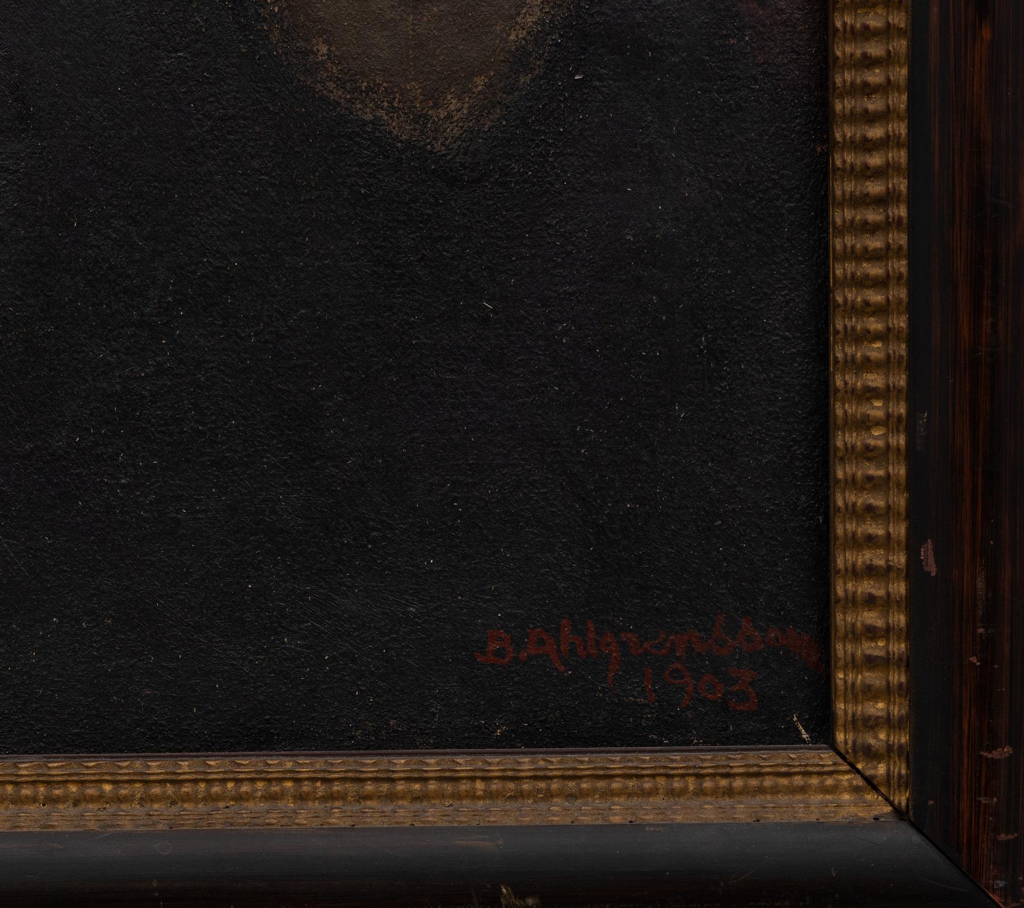 Björn Ahlgrensson, Selfportrait.