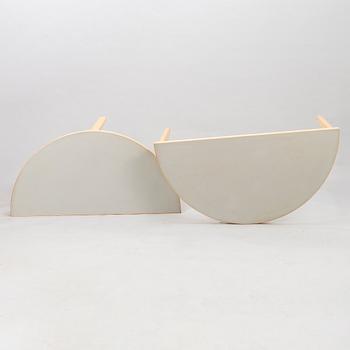 ALVAR AALTO, Two 1980's '95' tables for Artek.