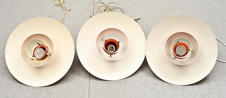 TAKLAMPOR, 3 st, "PH-4", Poul Henningsen, Louis Poulsen.