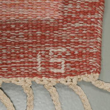 MATTA, rölakan, Ingegerd Silow, monogramsignerad, 1900-talets andra hälft, 244 x 167 cm.