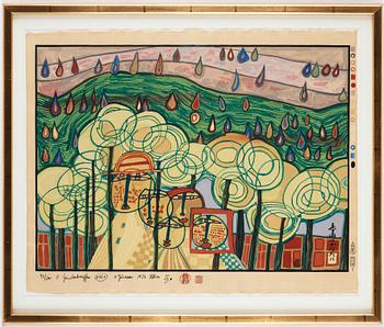 Friedensreich Hundertwasser, Portfolio "Midori No Namida".