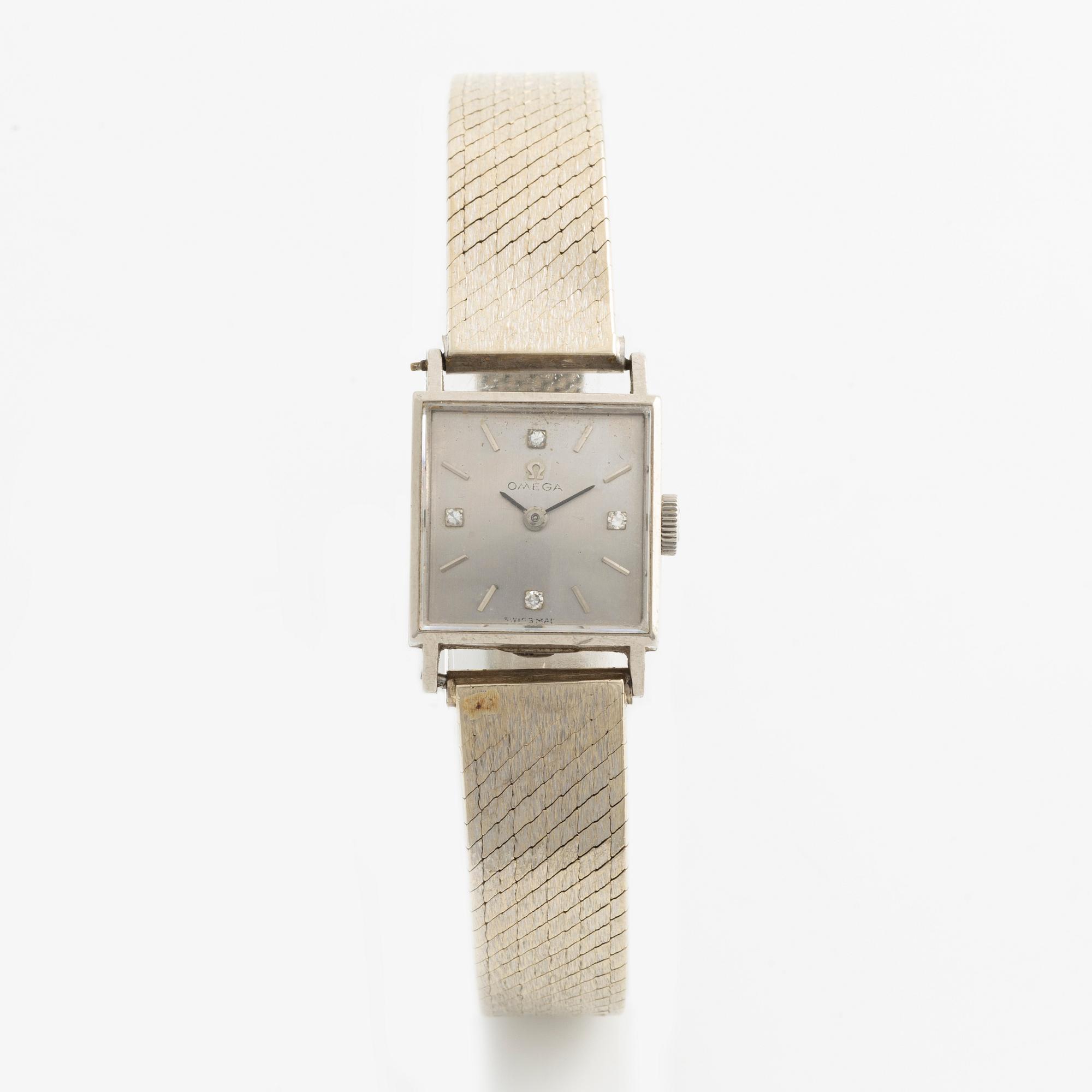 Omega, armbandsur, "Diamond Dial", 17 mm.
