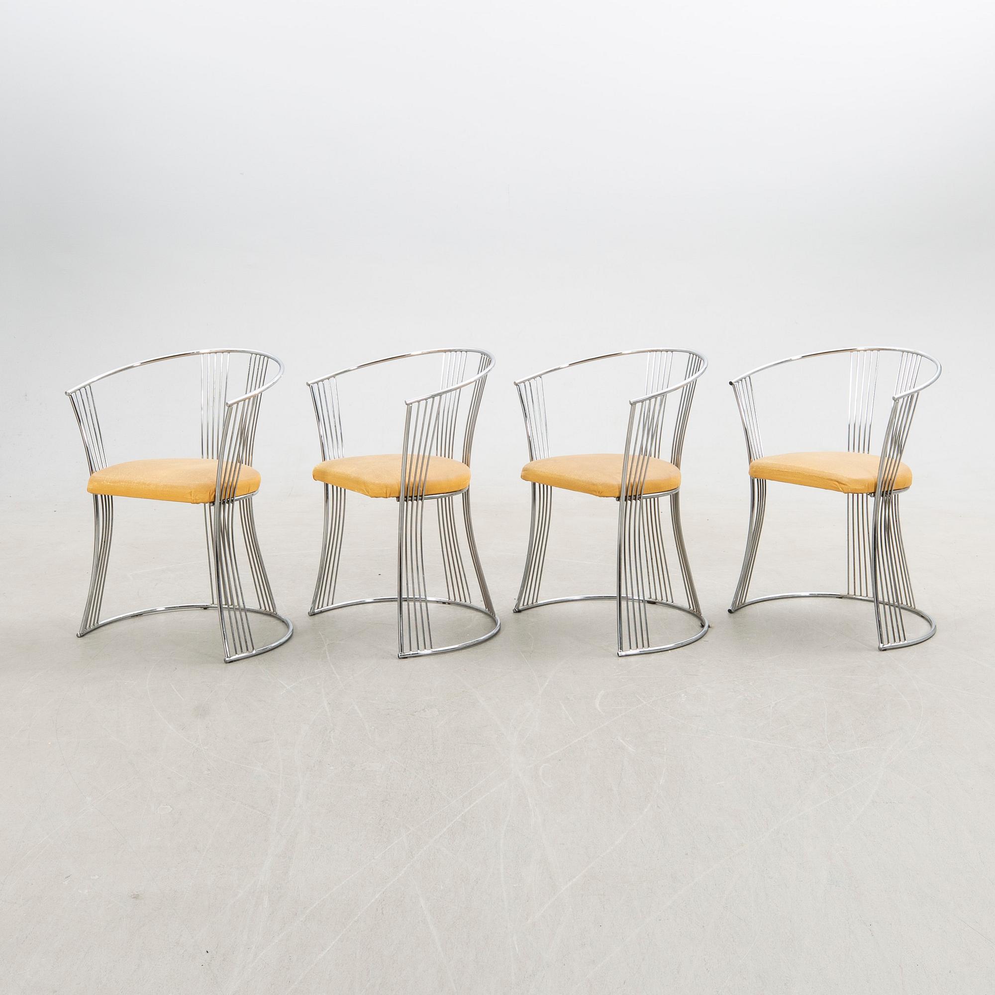 Chairs 4 pcs Italy 1980s/90s.