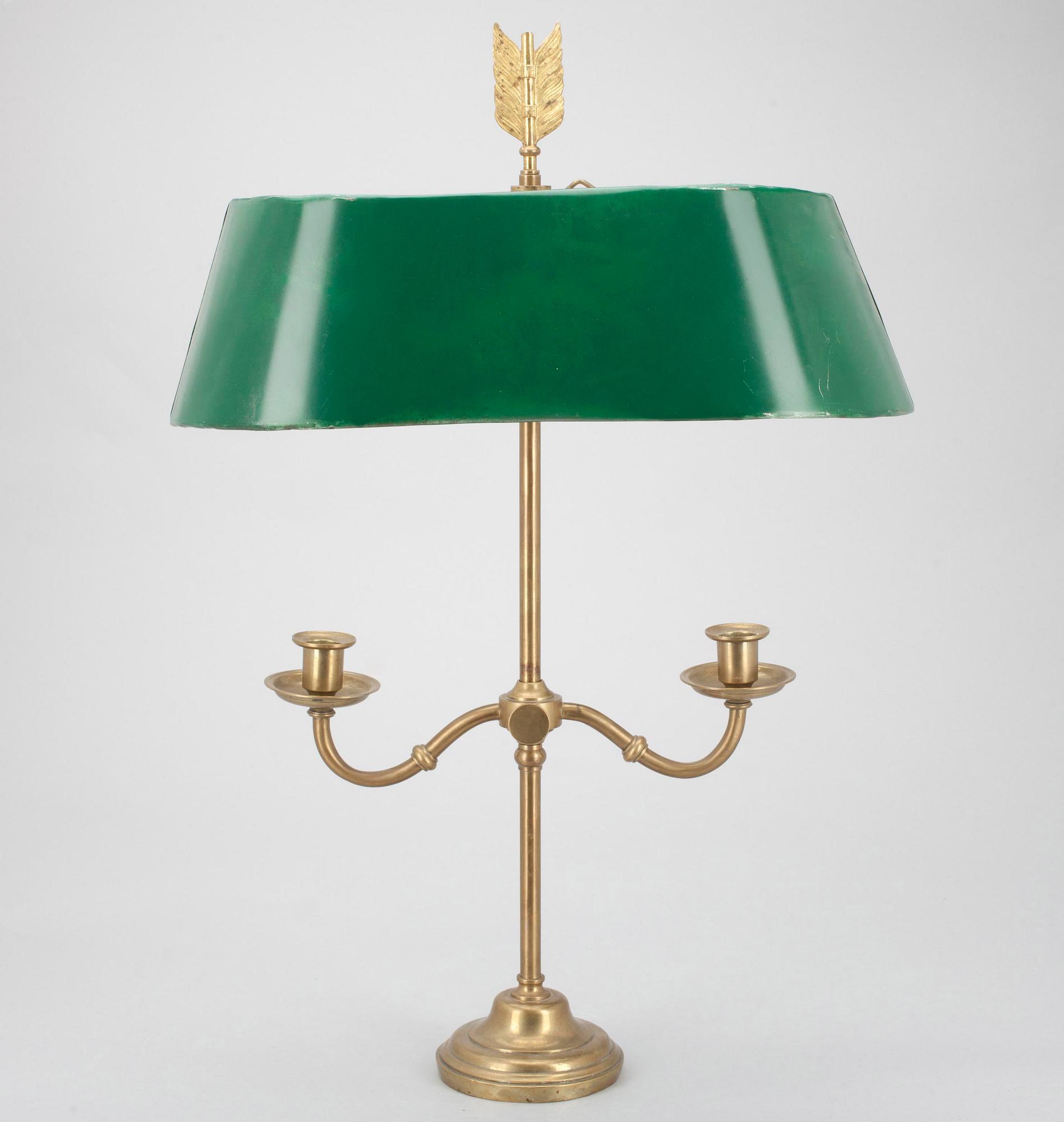 BORDSLAMPA "Lampe à bouillotte", 1900-talets början.