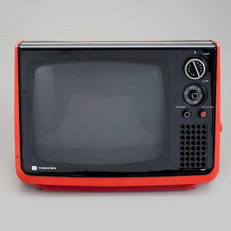 TV, Toshiba, Modell 12SS, 1970-tal.