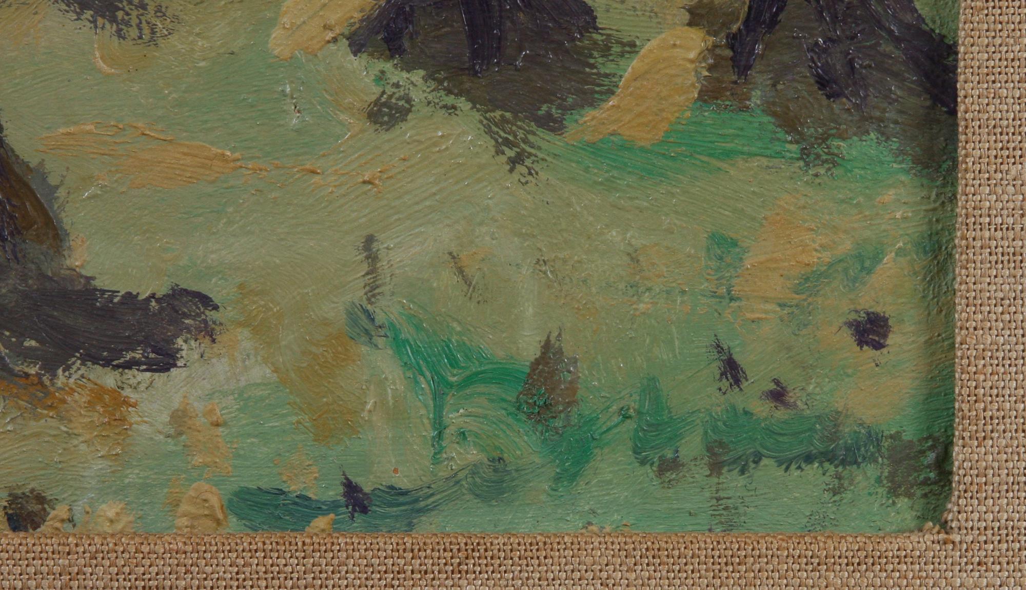 HENRIK SKAGH, olja på duk, sign.