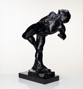 Gudmar Olovson, sculpture. Signed. Numbered. Foundry mark. Bronze, total height 57 cm, length 43 cm.