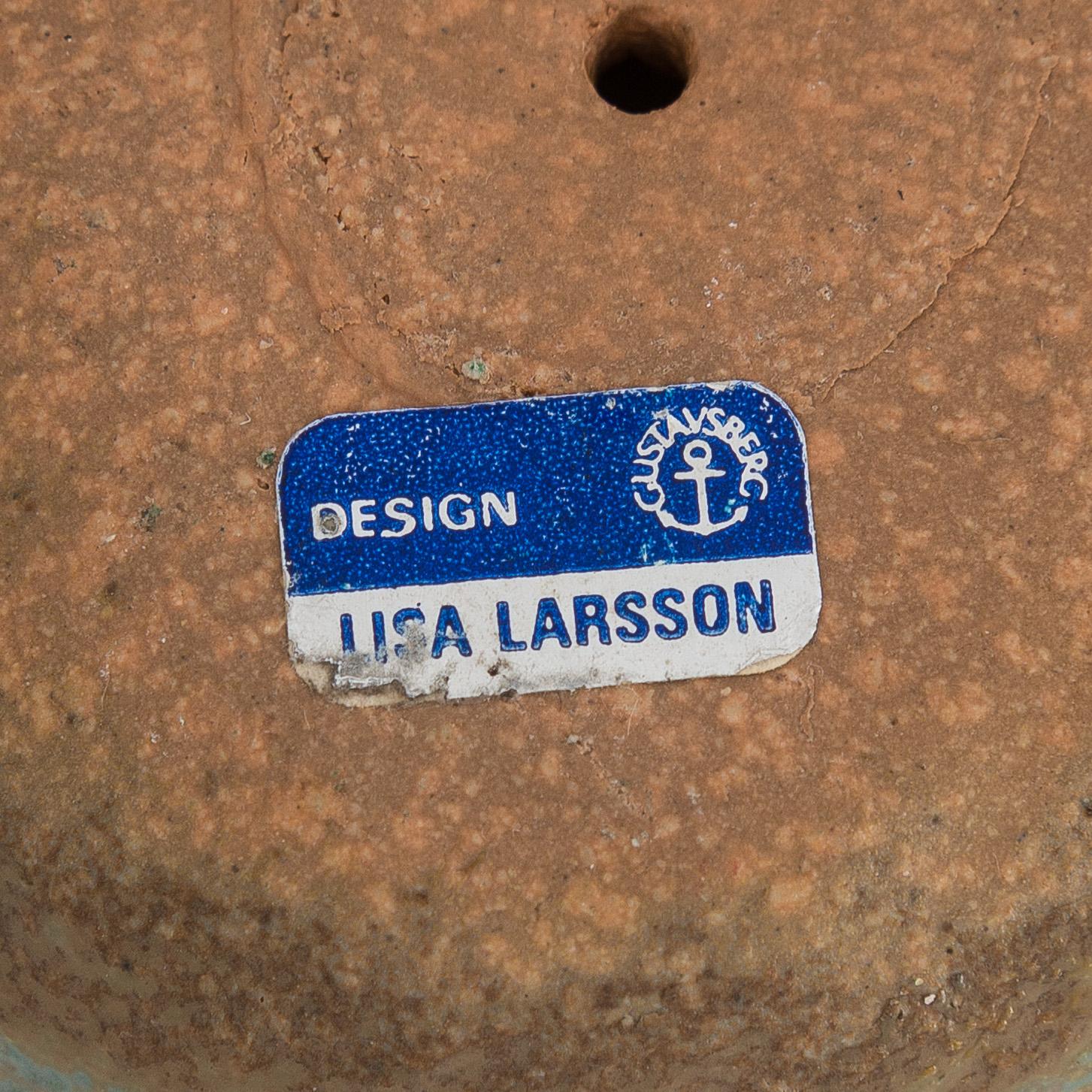 Lisa Larson, a set of two ceramic figurines, Gustavsberg, Sweden.