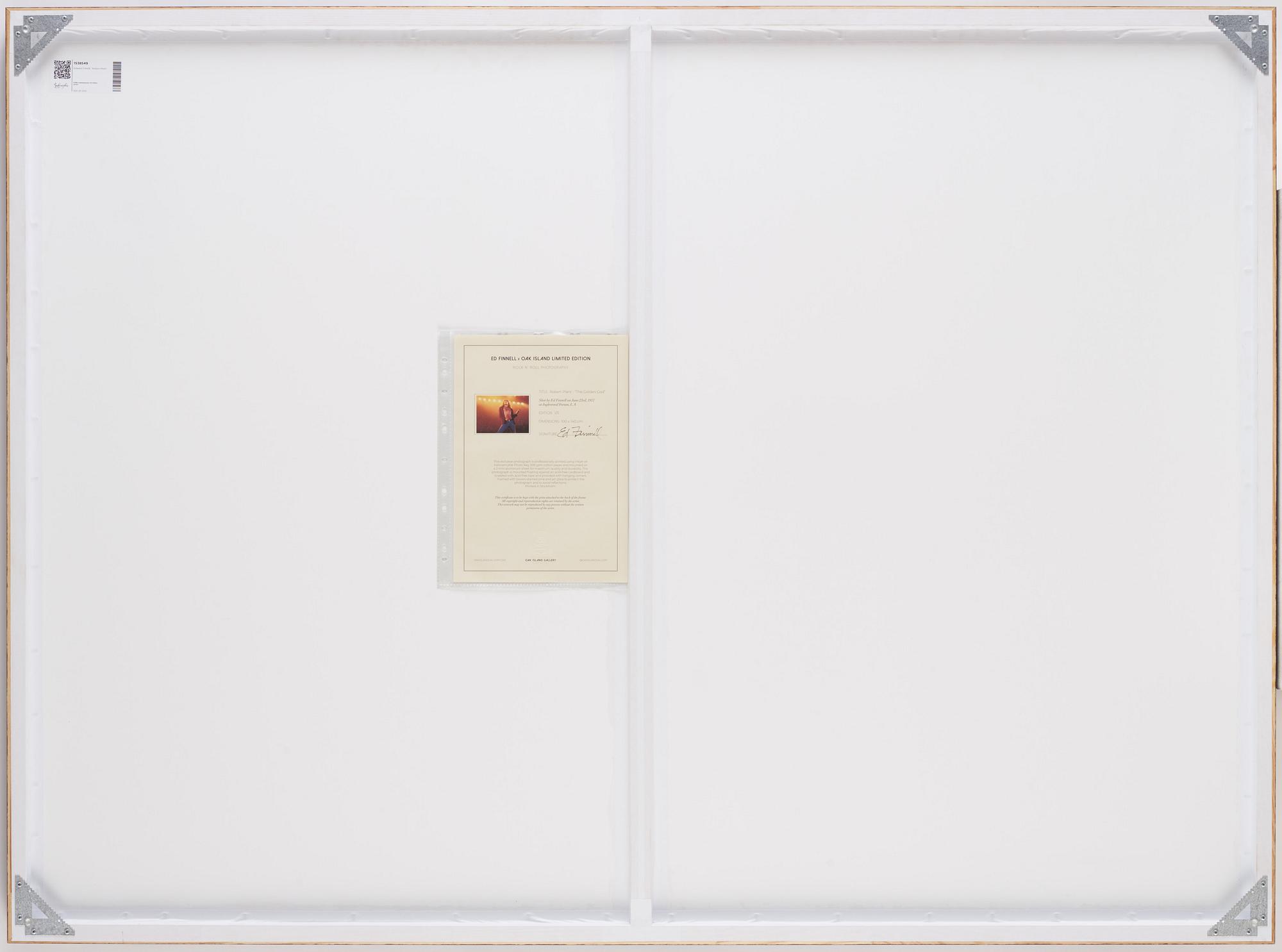 Edward Finnell, ”Robert Plant - The Golden God”, 1977.