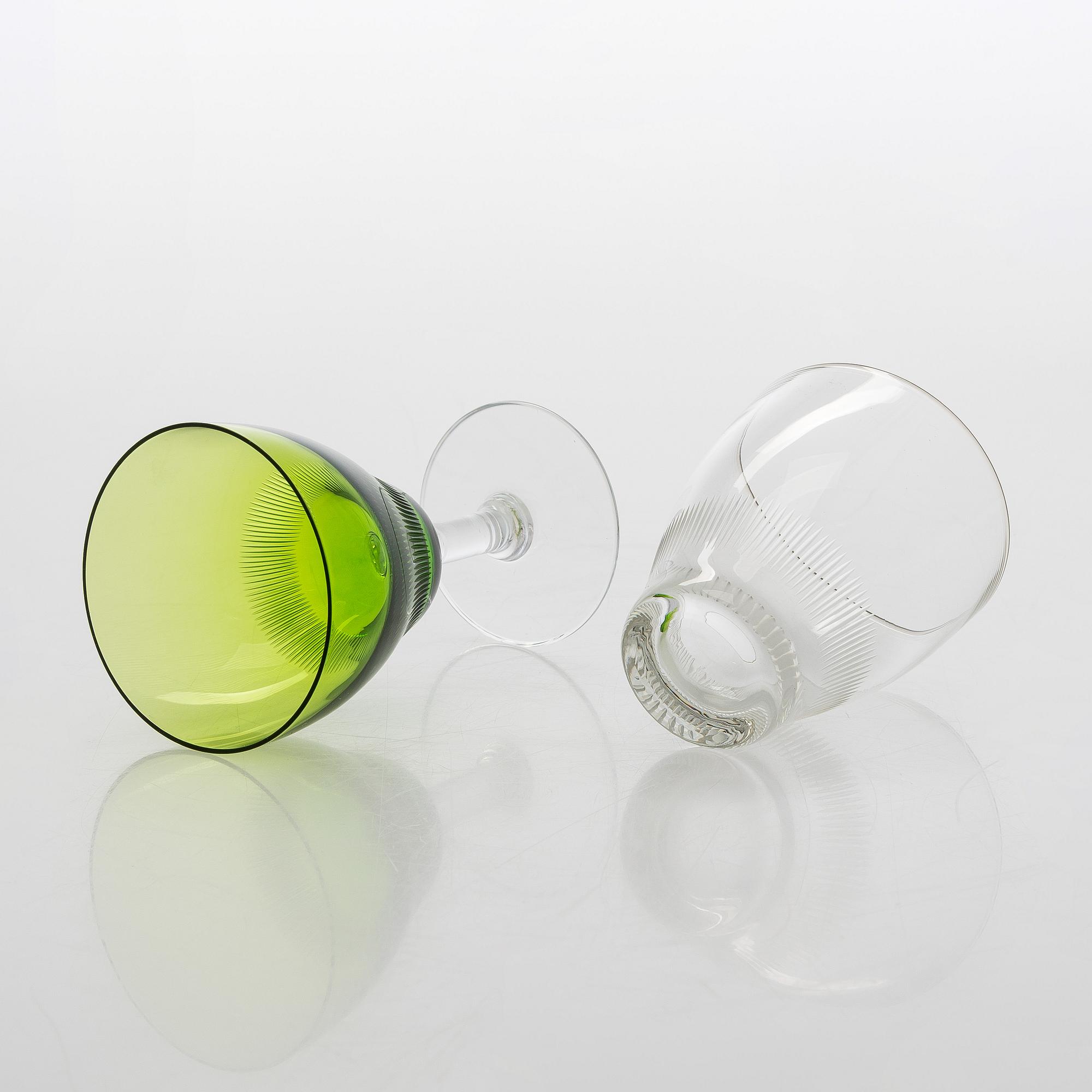 Kaj Franck, glasservis, 70 delar, "Fennia" Nuutajärvi Notsjö. Formgiven 1951.