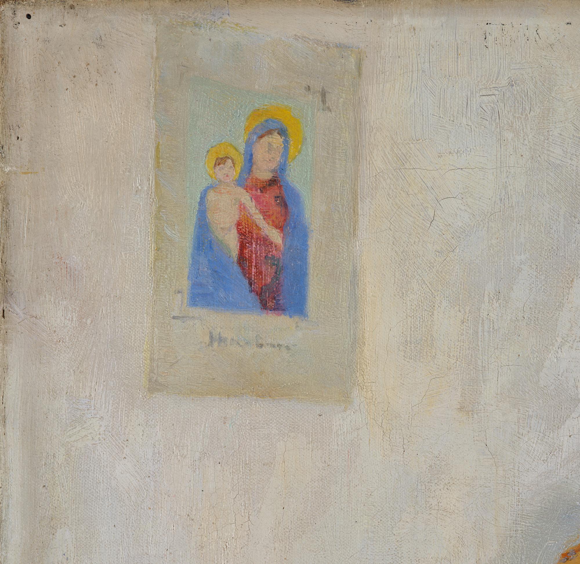 Marie Martha Krøyer, "Italienska med barn" (Modersglädje).