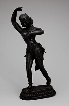 STATYETT, brons, Asien, 1800/1900-tal.