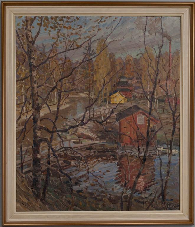 JOONAS HEISKA, olja på skiva, signerad och daterad 1920.