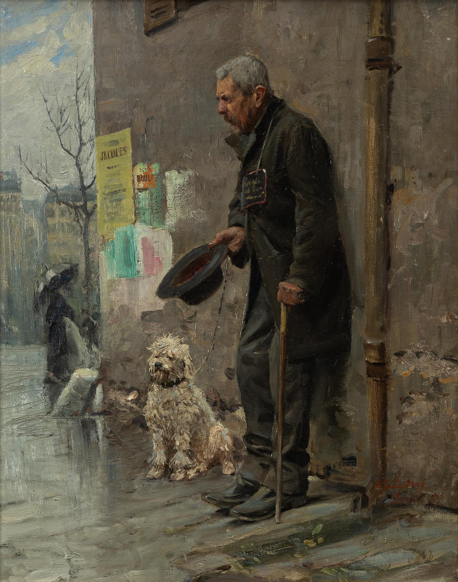Carl Trägårdh, "Gatubild från Paris".