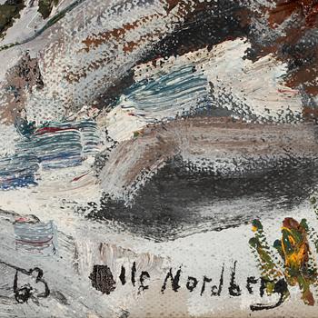 OLLE NORDBERG, olja på duk, sign och dat 63.