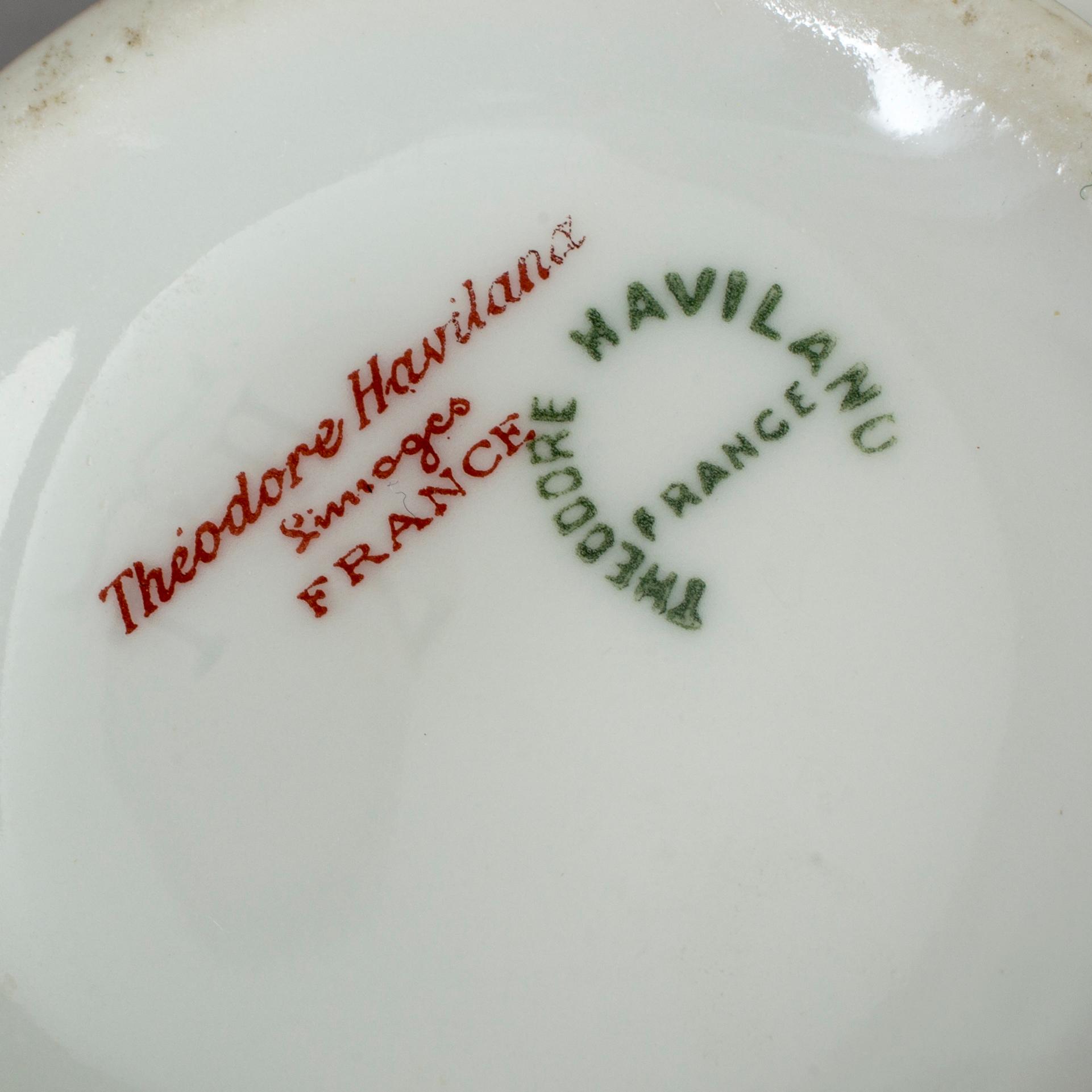 KAFFESERVIS, 24 delar, porslin. Theodore Haviland, Limoges, 1930-tal.