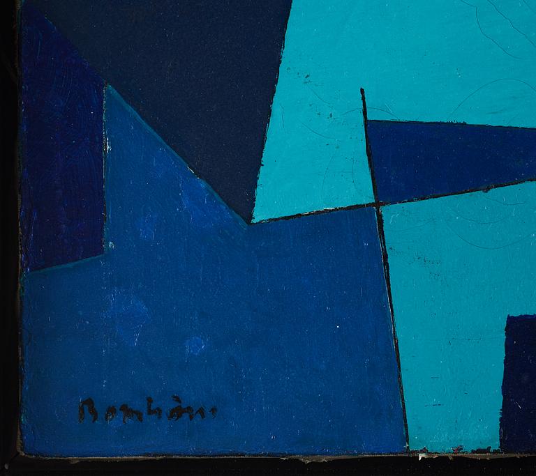 HARRY BOOSTRÖM, oil on canvas, signed Booström, dated -55 on verso.