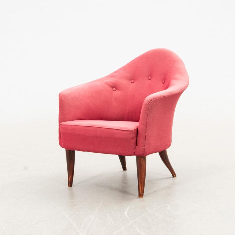 Kerstin Hörlin-Holmquist, armchair, "Little Adam" from the series "Paradise", Triva, Nordiska Kompaniet, mid-20th century.