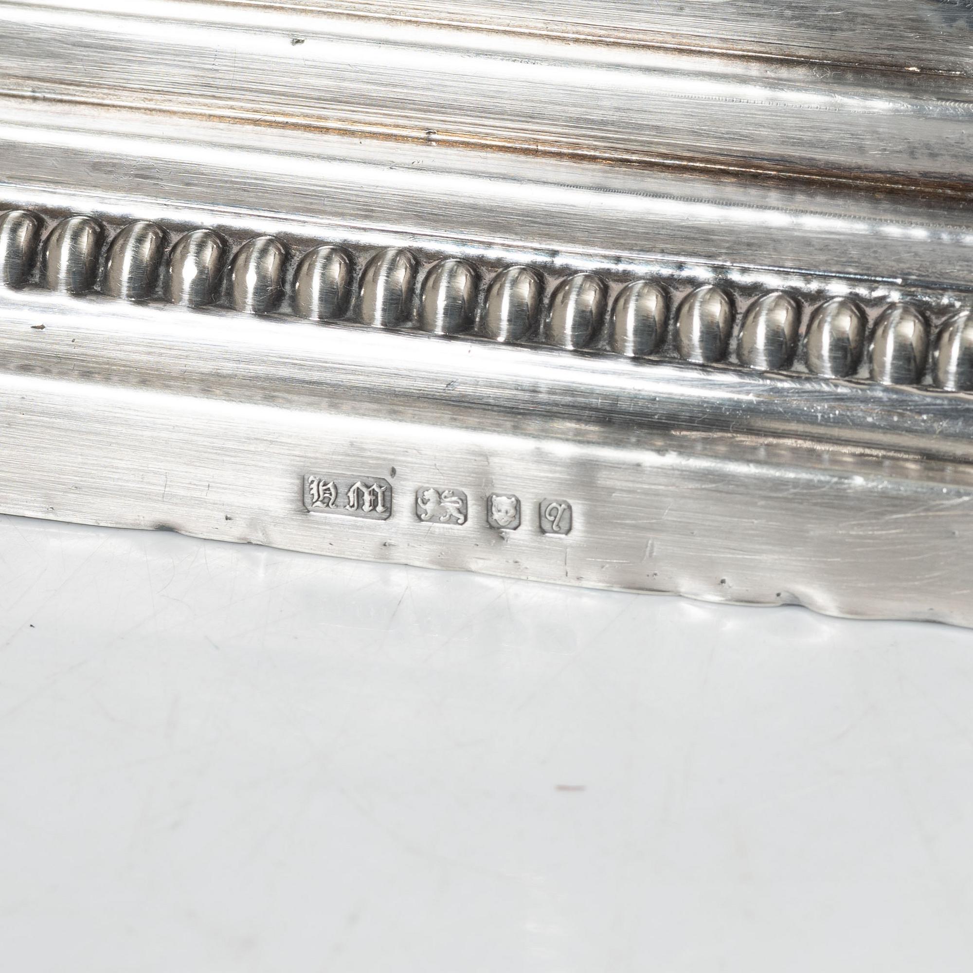 Ljusstakar, ett par, silver, London, England 1971.