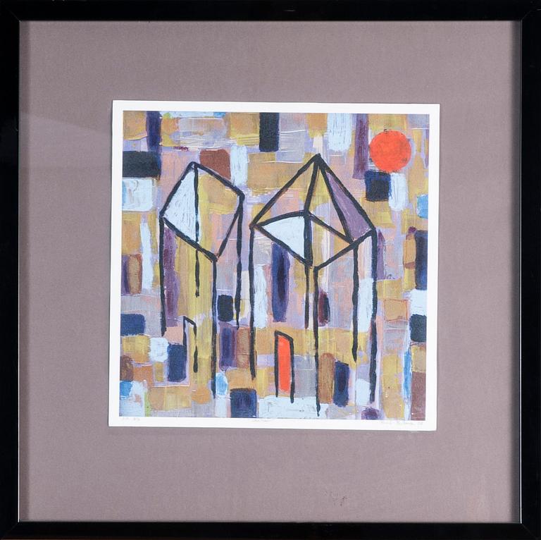 PAULI PARTANEN, färglitografi, signerad och daterad -08, numrerad EA 3/6.