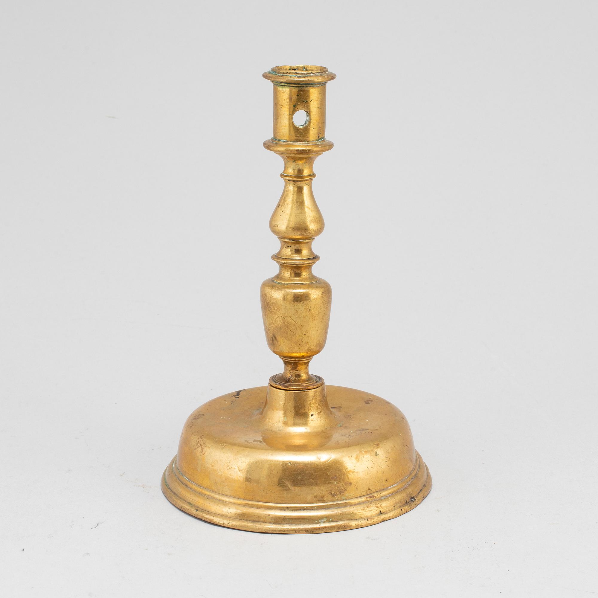 LJUSSTAKE, brons, 1600-tal.