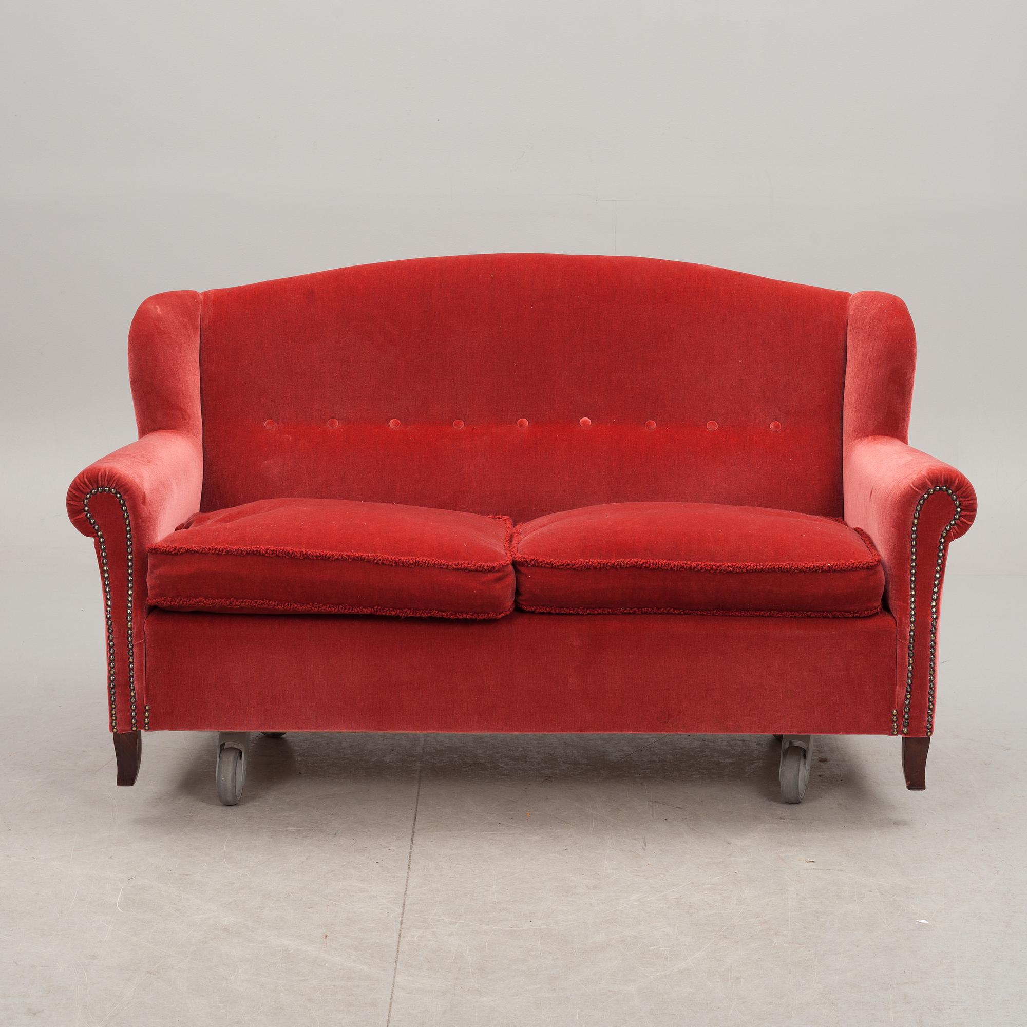 SALONGSMÖBLEMANG, 3 delar, 1900-talets mitt.