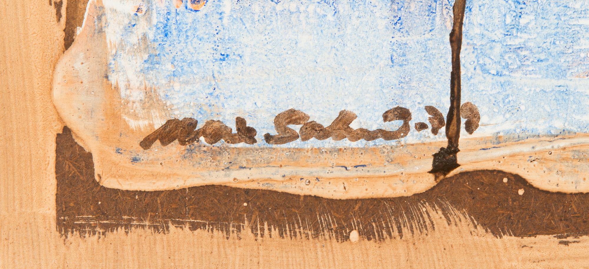 Max Salmi, oil on board, signed and dated -79.