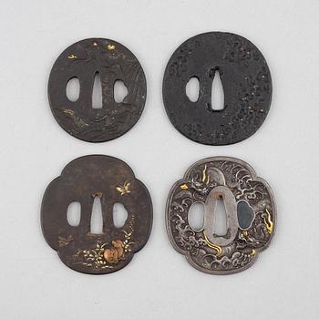 Four tsubas, Japan Edo.