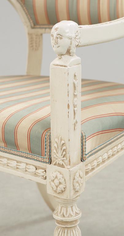 KARMSTOL, Sengustaviansk, 1800-talets början.