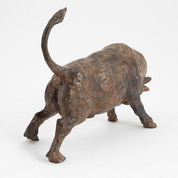 Pierre Chenet, sculpture. Signed with a stamp. Bronze, height 28.5 cm, length 40 cm.