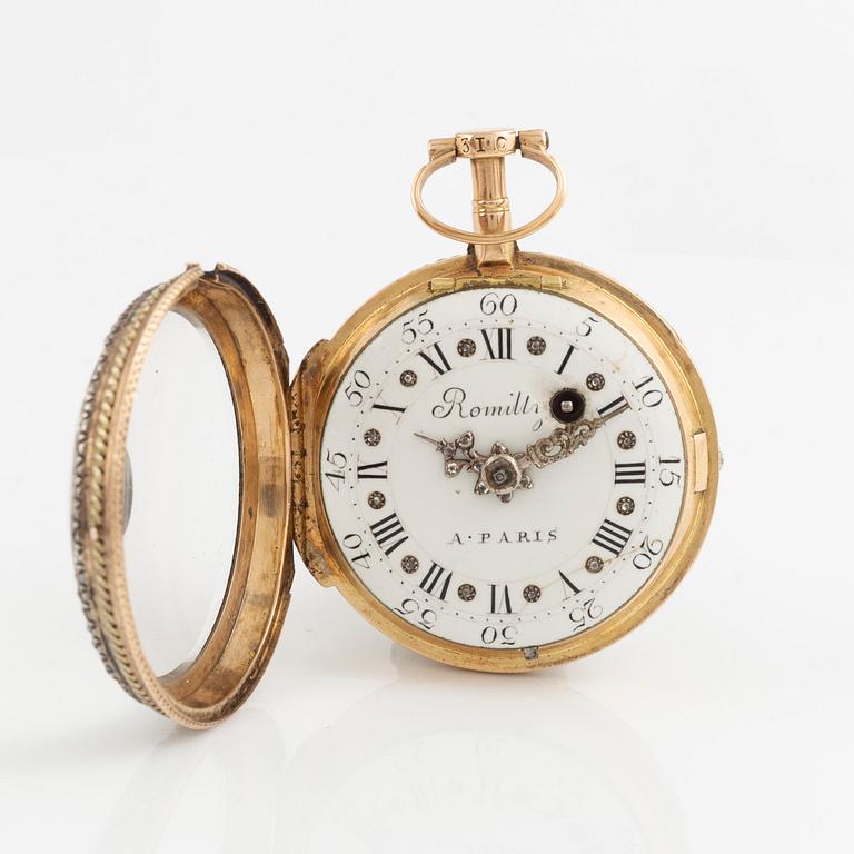 Romilly A Paris, pocket watch, 38,5 mm.
