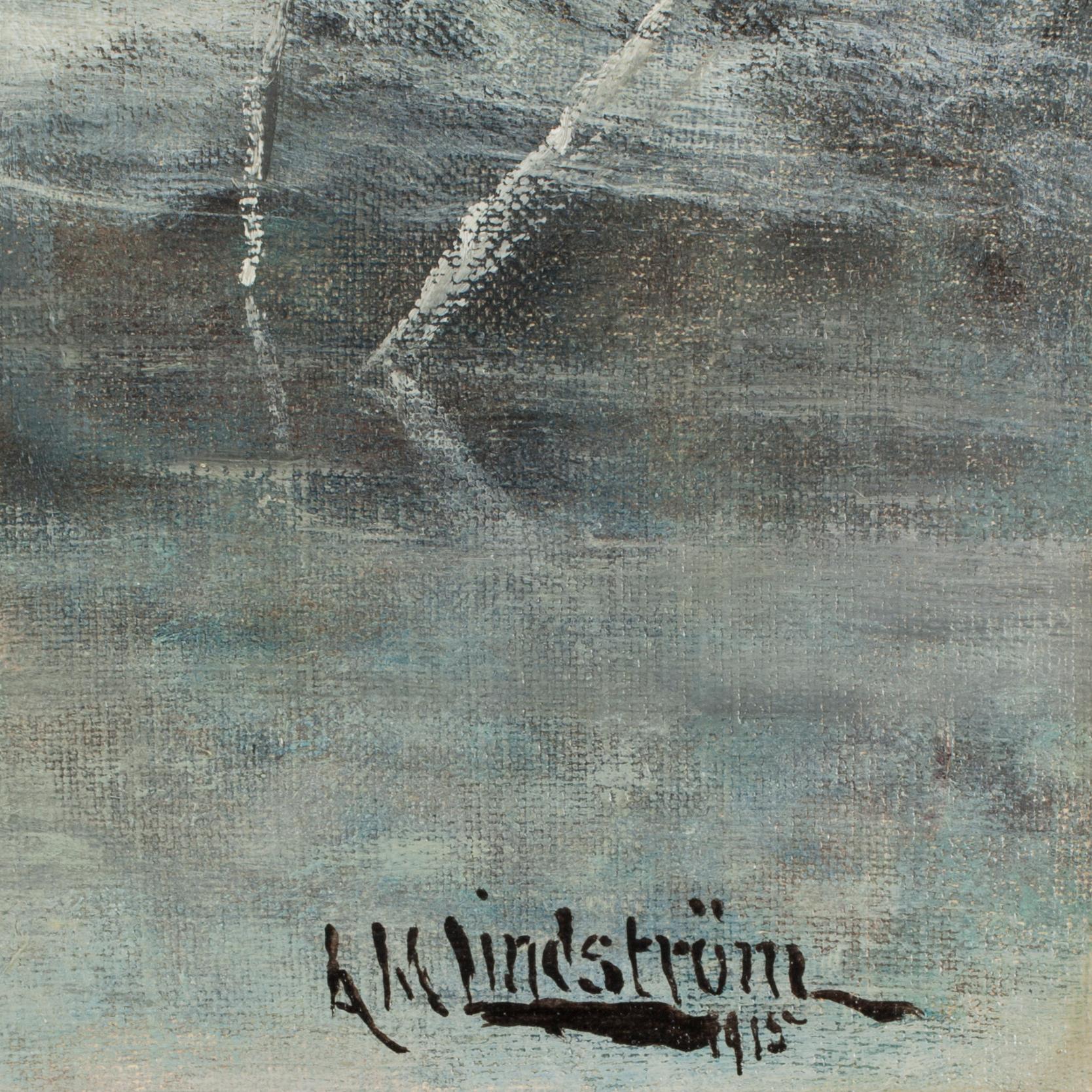 ARVID MAURITZ LINDSTRÖM, olja på duk, sign o dat 1915.