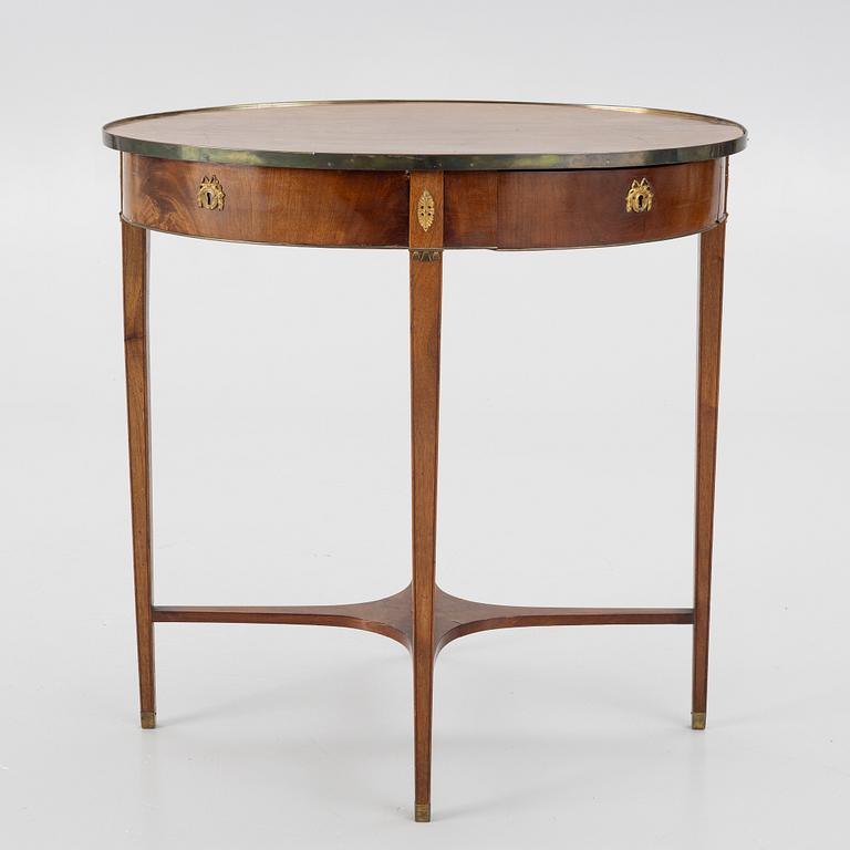 A Gustavian style table, early 20th Century.