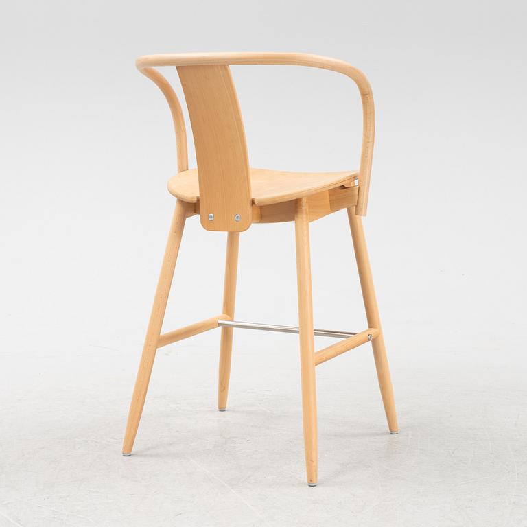 A beech 'Icha Bar Chair' by Chris Martin for Massproductions.