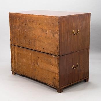 CHEST OF DRAWERS/CABINET, Gottlieb Iwersson (master in Stockholm 1778-1813). Late Gustavian 1806.