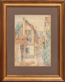 Carl Wilhelmson, a signed water color.