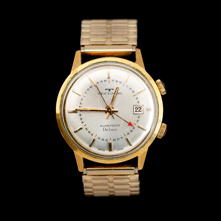 ARMBANDSUR, Technos Alarmdate De Luxe, 1960-tal.