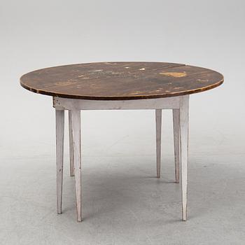 A pair of painted side tables, 19th Century.