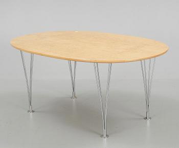 SOFFBORD. "Superellips", Bruno Mathsson och Piet Hein för Fritz Hansen, Danmark.