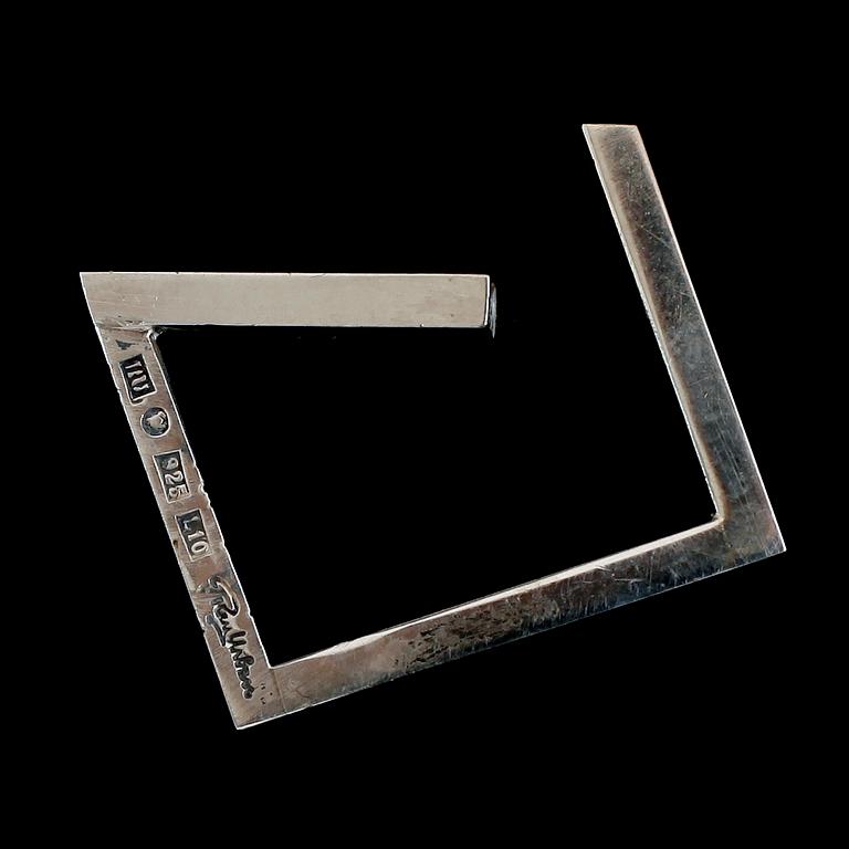 RING, silver, Rey Urban, 1985. Vikt ca 6 gram.