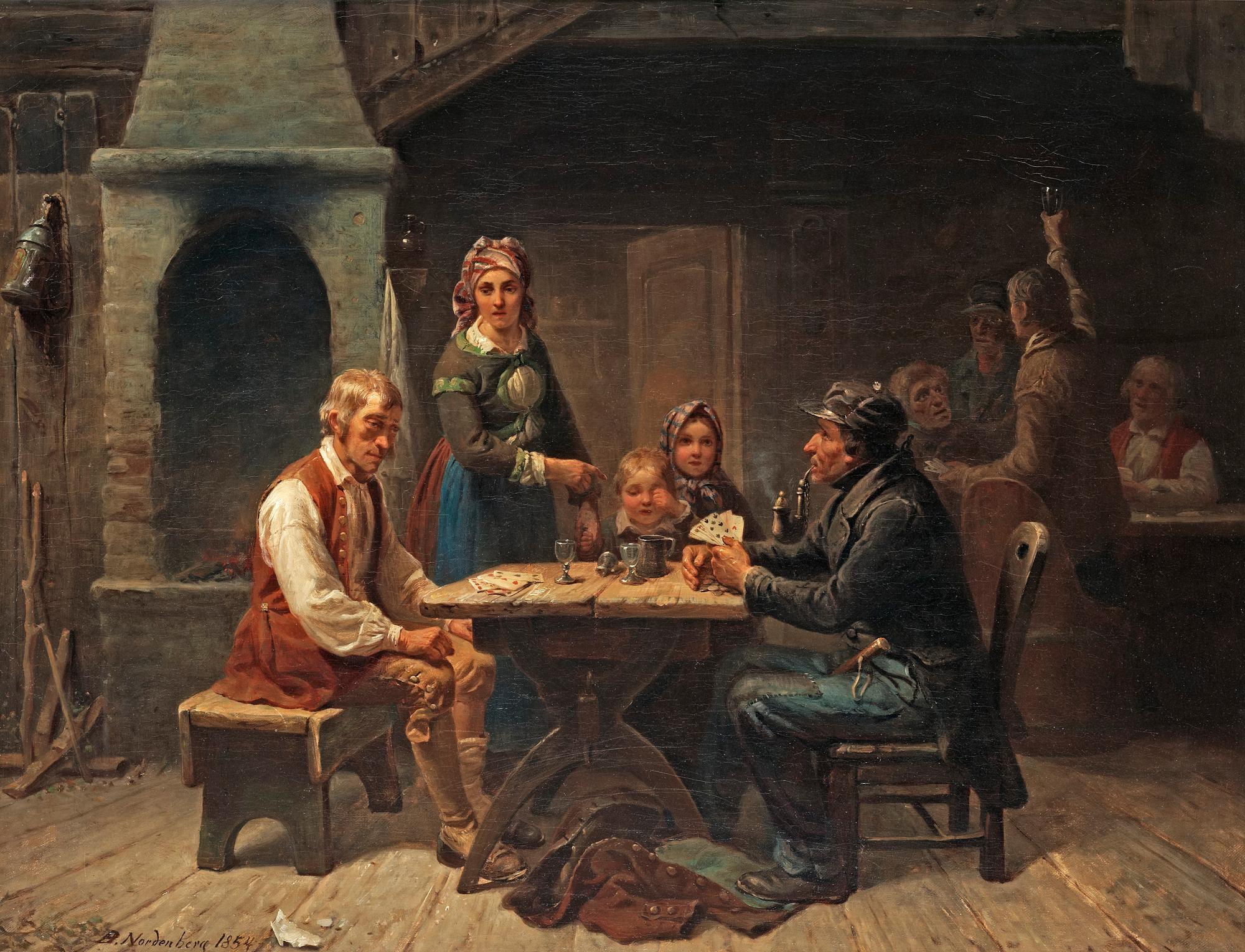 Bengt Nordenberg, Kortspelare.