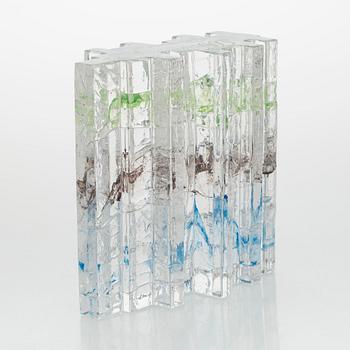 Helena Tynell, lasiveistos, "Metsä", signeerattu Helena Tynell Riihimäen Lasi Oy.