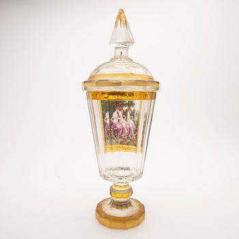 Lidded goblet, latter half of the 19th century.