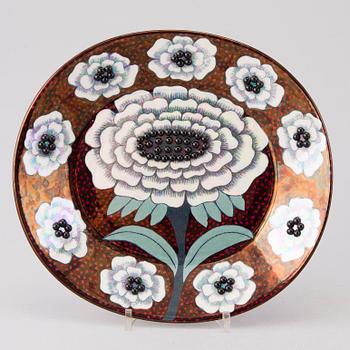 BIRGER KAIPIAINEN, a 'Fiori' wall plate, Arabia Art Made in