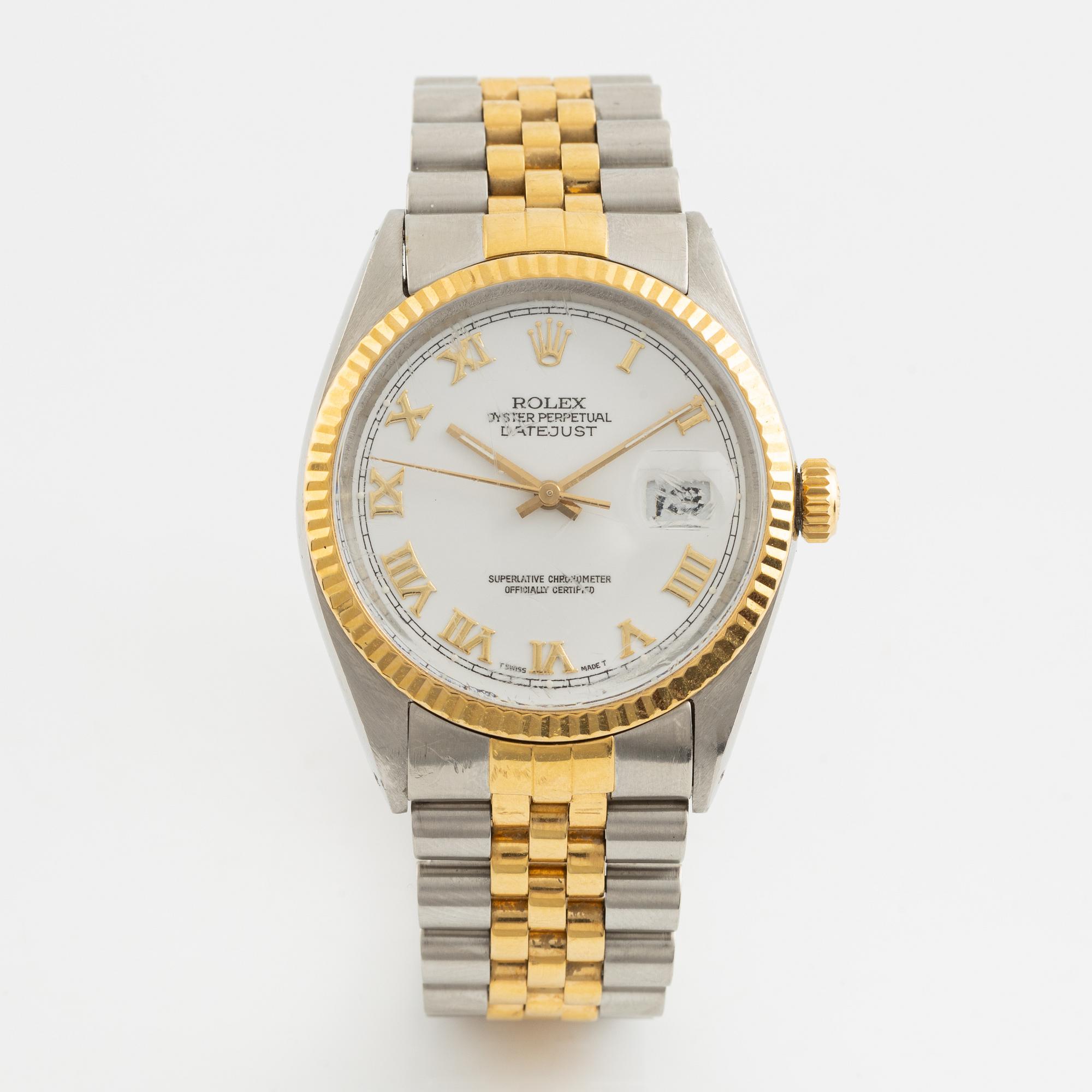 Rolex, Oyster Perpetual, Datejust, wristwatch, 36 mm.