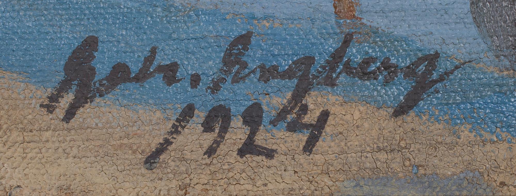 GABRIEL ENGBERG, olja på duk, sign. och dat. 1924.